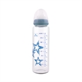 Bottiglia in vetro anti-colic 240 ml Blue STARS